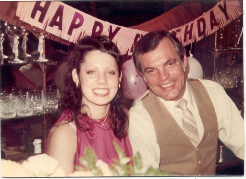 Amy and Dad at 18th Birthday