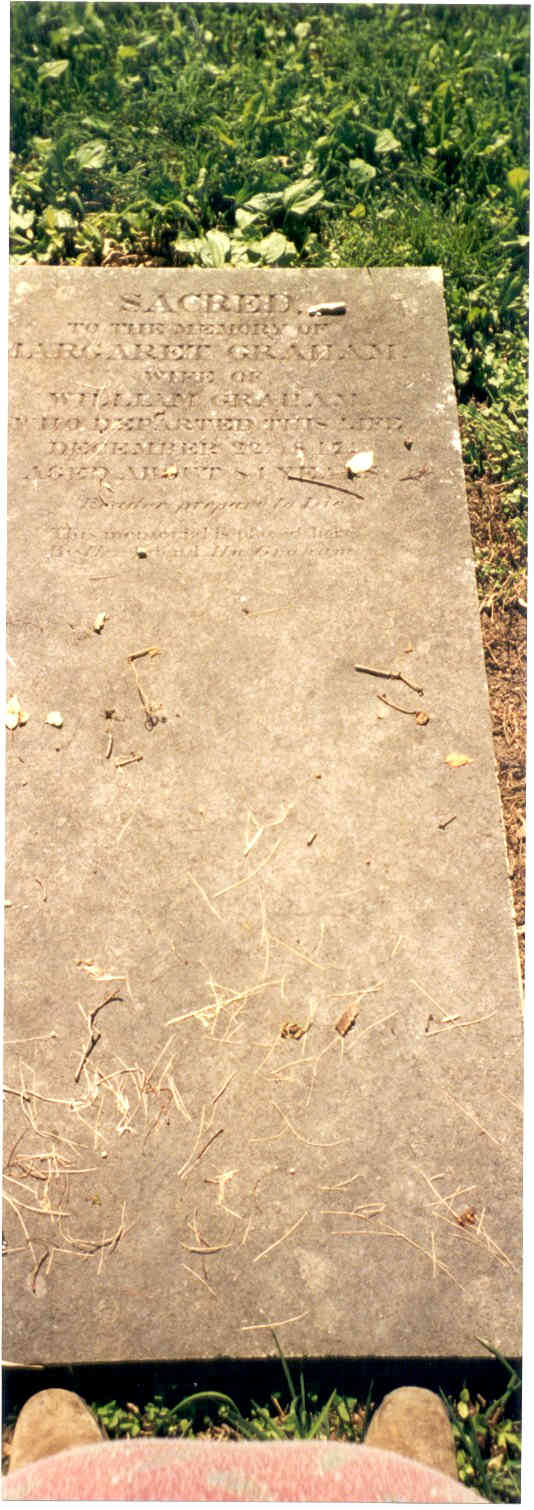 He built the stone residence at the south end of Main Street in Tazewell. He was a soldier for Robert Emmet in the Irish Rebellion led by Emmet. He married Margaret Chamberlain of Jefferson Co.